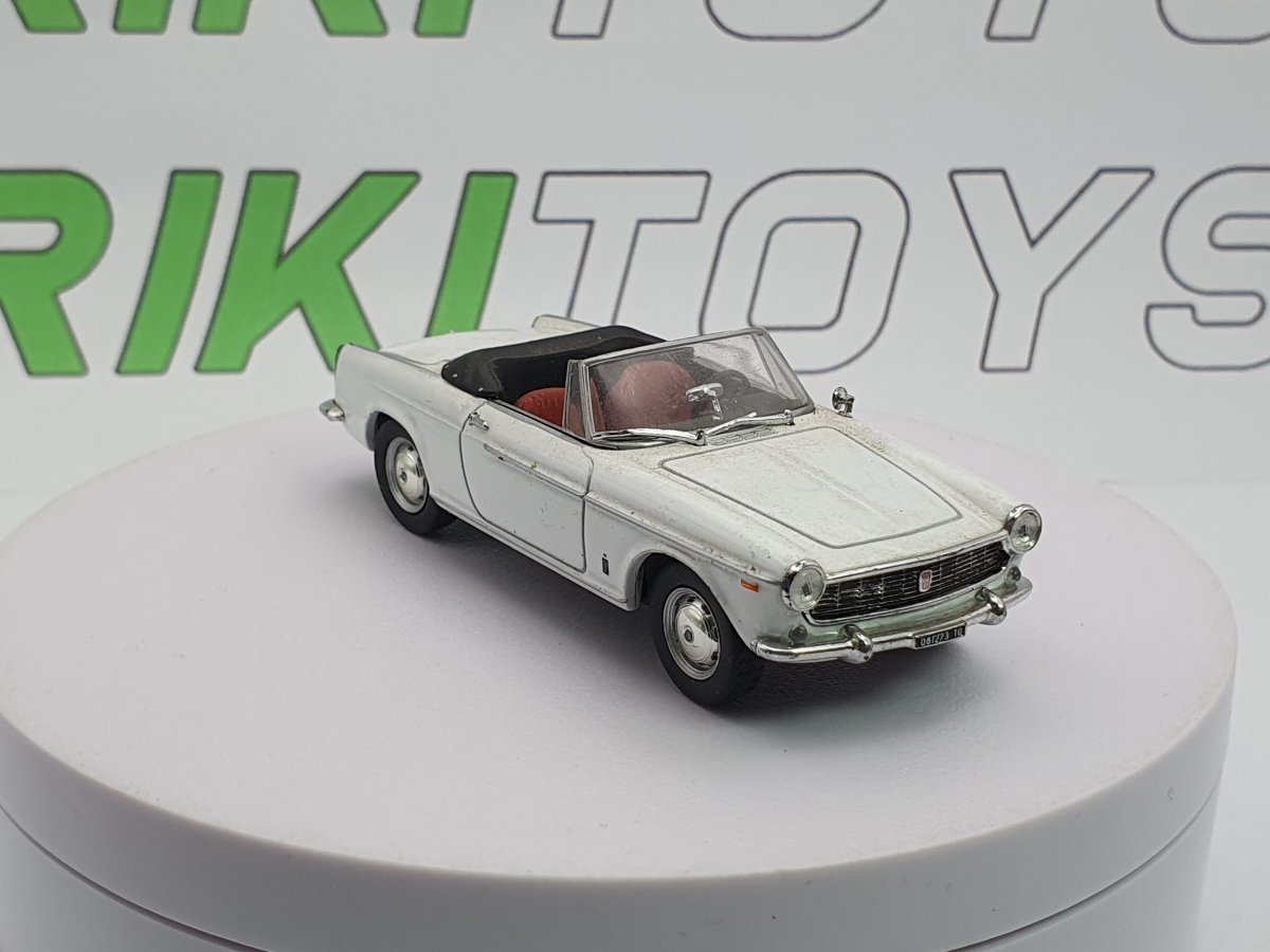 Fiat 1500 Cabriolet Norev 1/43 Bianco 1959 - RikiToys - Norev#