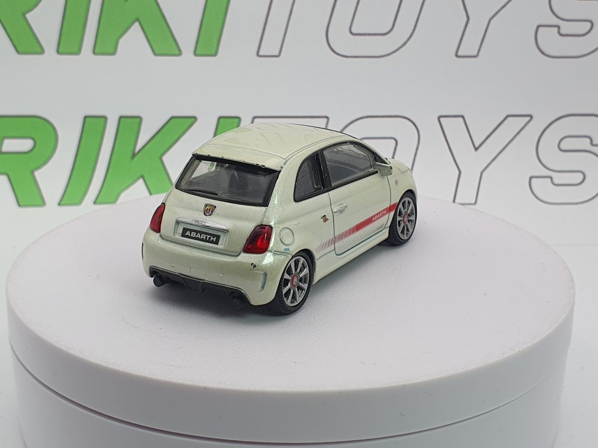 Fiat 500 Abarth Mondo Motors 1/43 Bianco 2008 - RikiToys - Mondo Motors