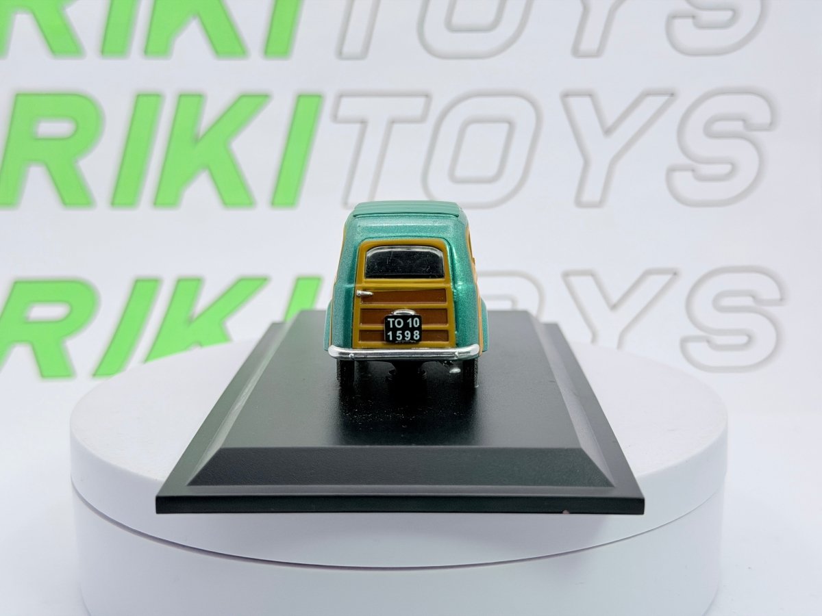 Fiat 500 Belvedere Legno Norev 1/43 Verde 1949 - RikiToys - Norev