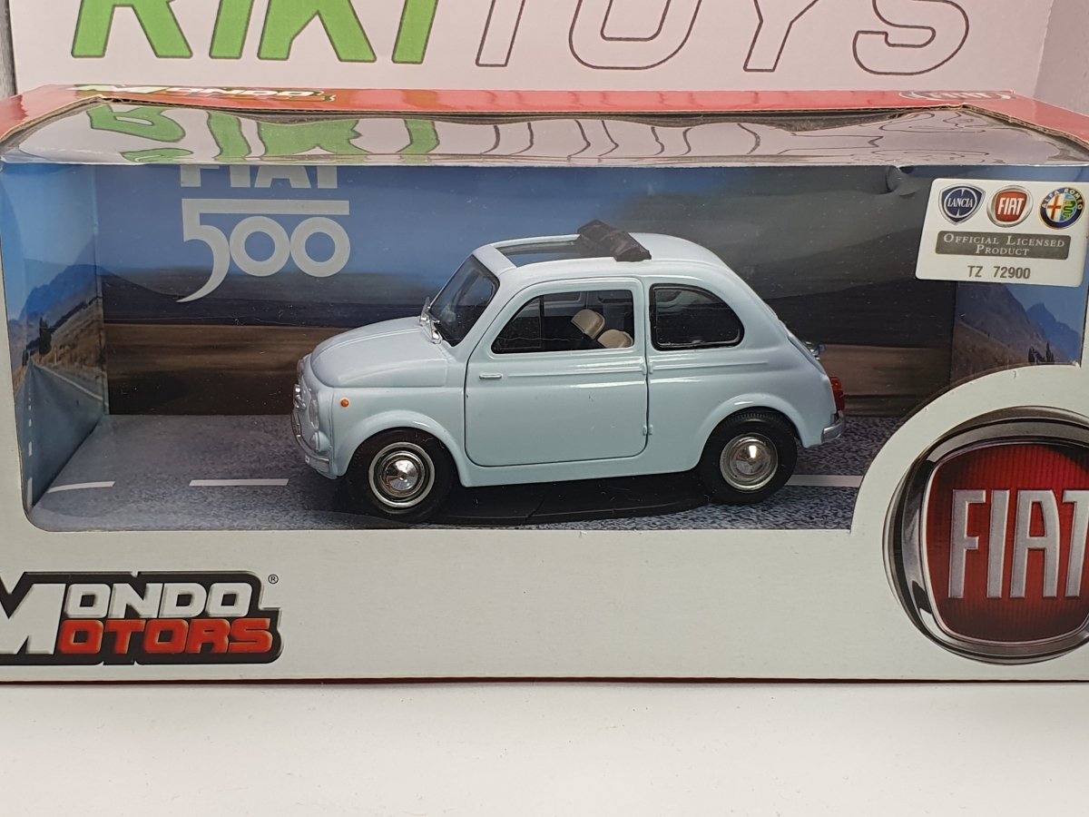 Fiat 500 D MondoMotors 1/24 Azzurro 1960 - RikiToys - MondoMotors