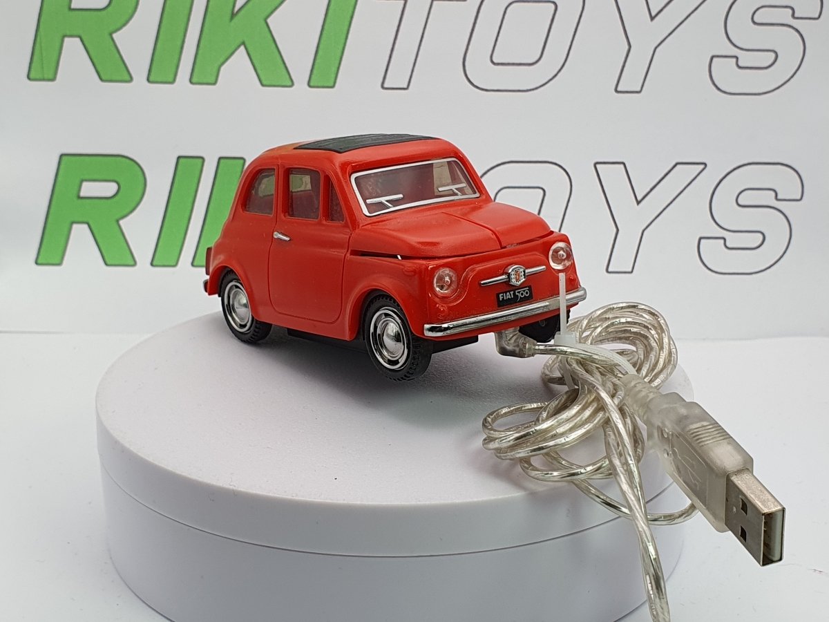 Fiat 500 F Welly 1/35 Rosso 1965 - RikiToys - Welly#