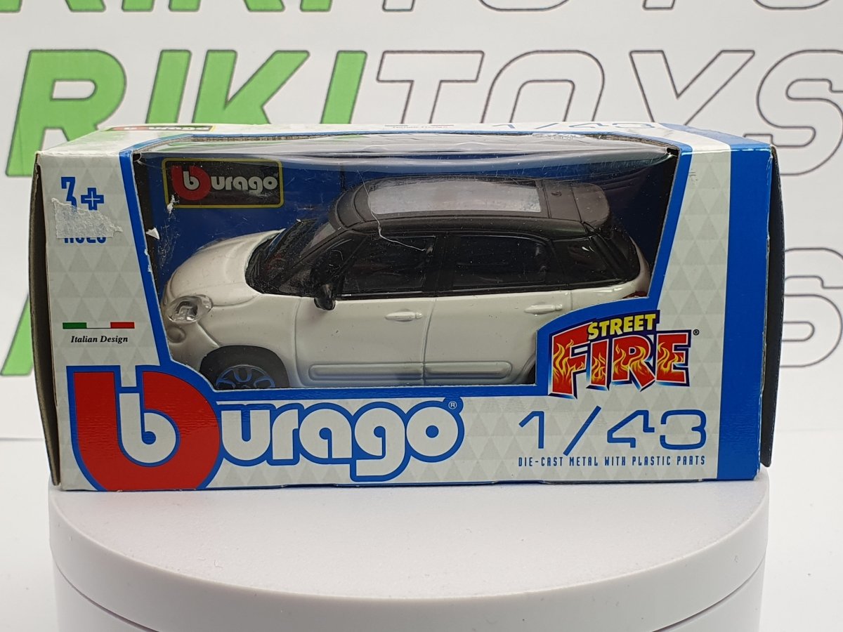 Fiat 500 L Burago 1/43 Bianco 2012 - RikiToys - Burago#