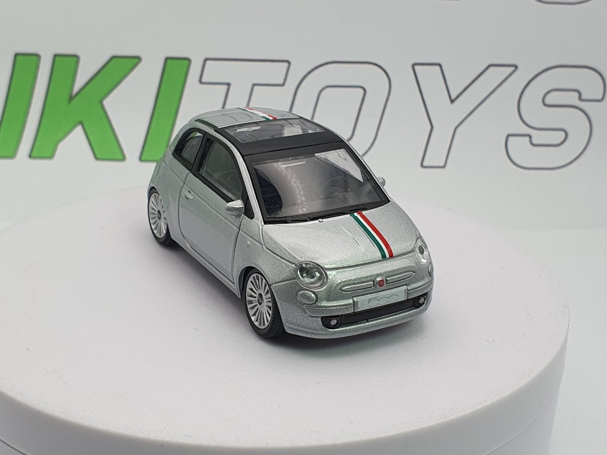 Fiat 500 Mondo Motors 1/43 Argento 2007 - RikiToys - Mondo Motors#
