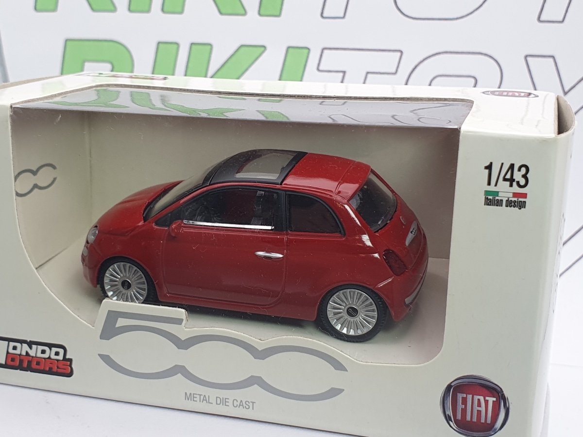 Fiat 500 MondoMotors 1/43 Rosso 2007 - RikiToys - MondoMotors