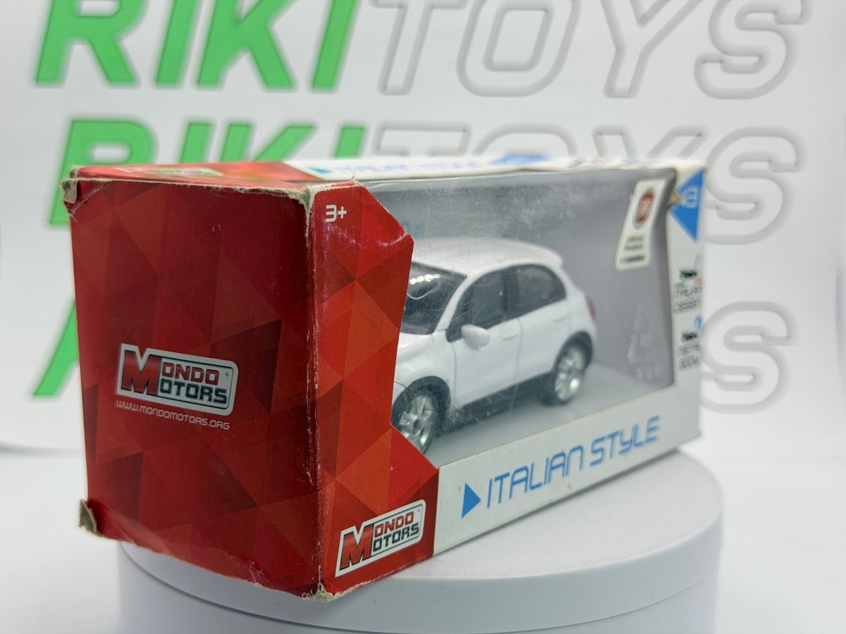 Fiat 500 X Mondo Motors 1/43 Bianco - RikiToys - Mondo Motors