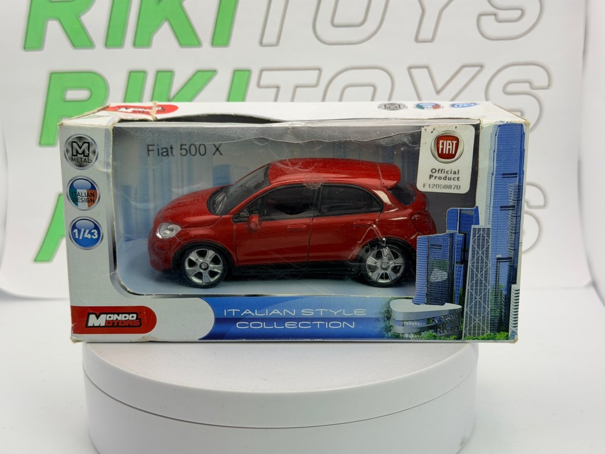 Fiat 500 X Mondo Motors 1/43 Rosso - RikiToys - Mondo Motors