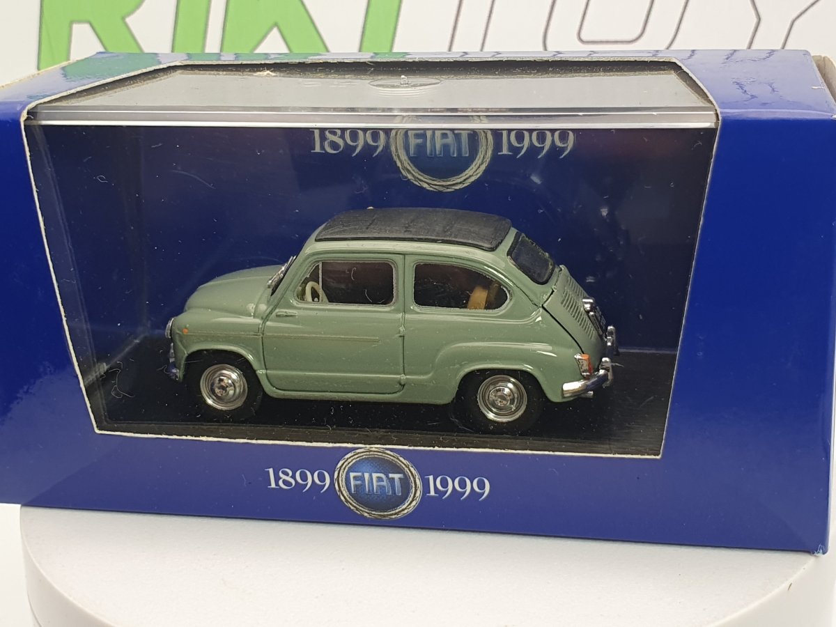 Fiat 600 D Trasformabile Brumm 1/43 Verde 1960 - RikiToys - Brumm