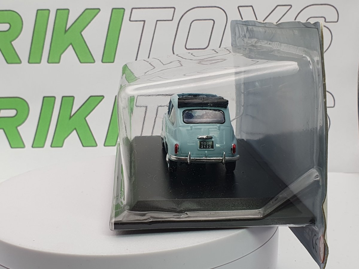 Fiat 600 trasformabile Norev 1/43 Azzurro - RikiToys - Norev#