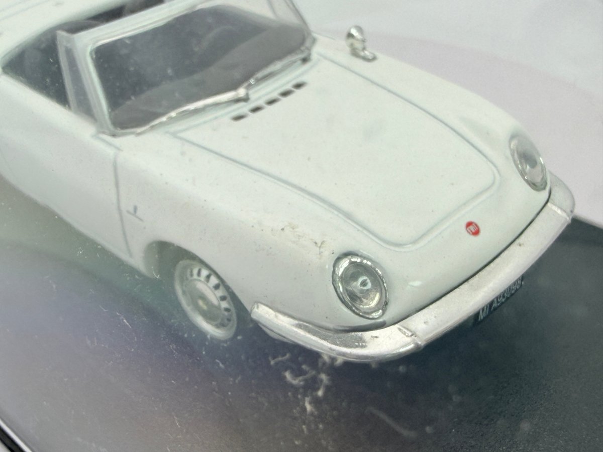 Fiat 850 Spider Norev 1/43 Bianco 1965 - RikiToys - Norev