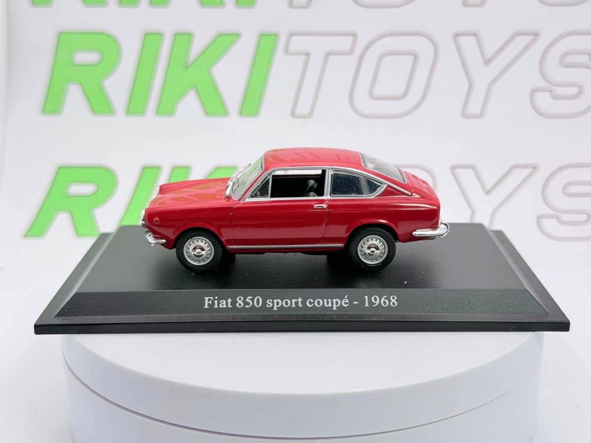Fiat 850 Sport Coupé Norev 1/43 Rosso 1968 - RikiToys - Norev