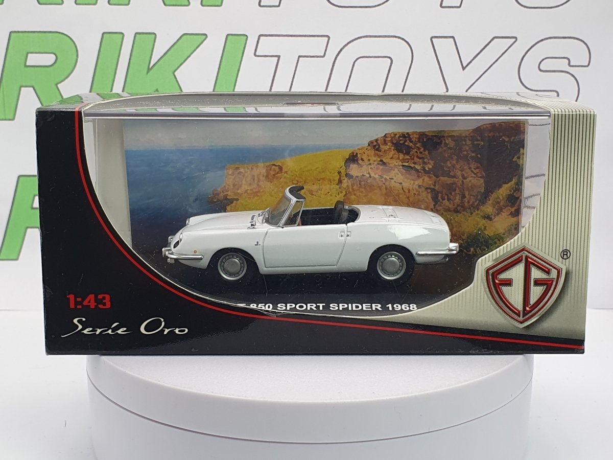 Fiat 850 Sport Spider Edison 1/43 Bianco - RikiToys - Edison#