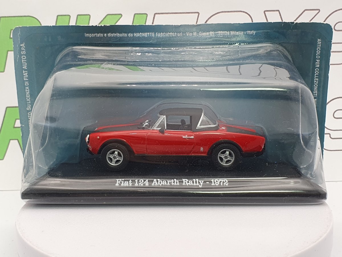 Fiat Abarth 124 Norev 1/43 Rosso 1972 - RikiToys - Norev