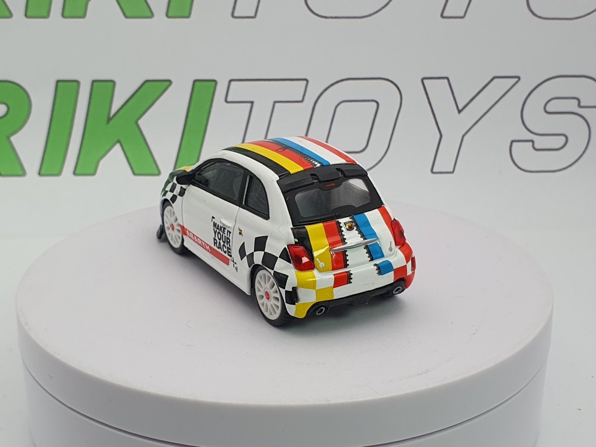 Fiat - Abarth 500 Burago 1/43 Bianco 2008 - RikiToys - Burago