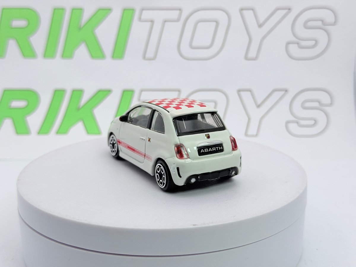 Fiat-Abarth 500 Burago 1/43 Bianco 2008 - RikiToys - Burago#
