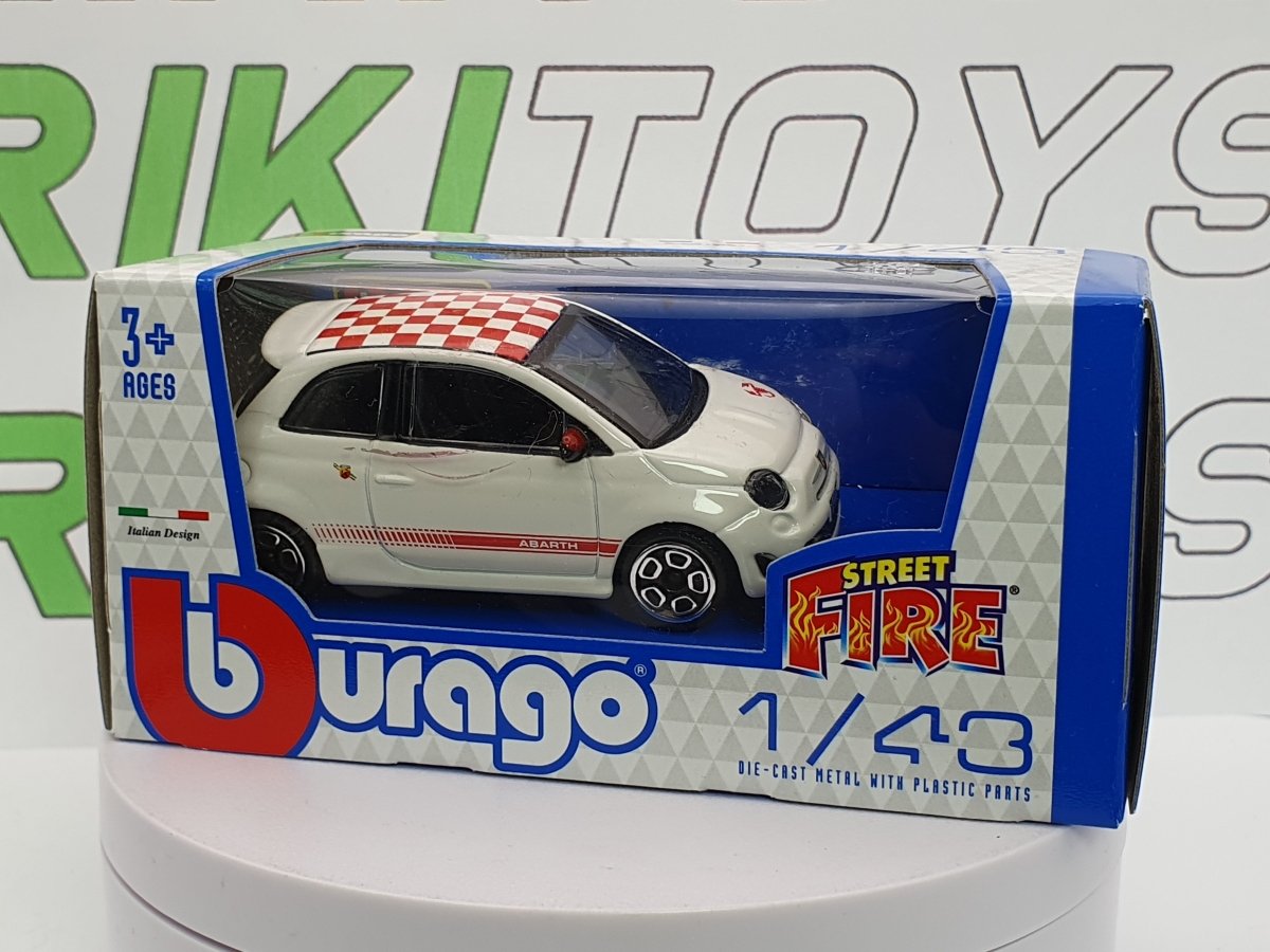 Fiat Abarth 500 Burago 1/43 - RikiToys - Burago#