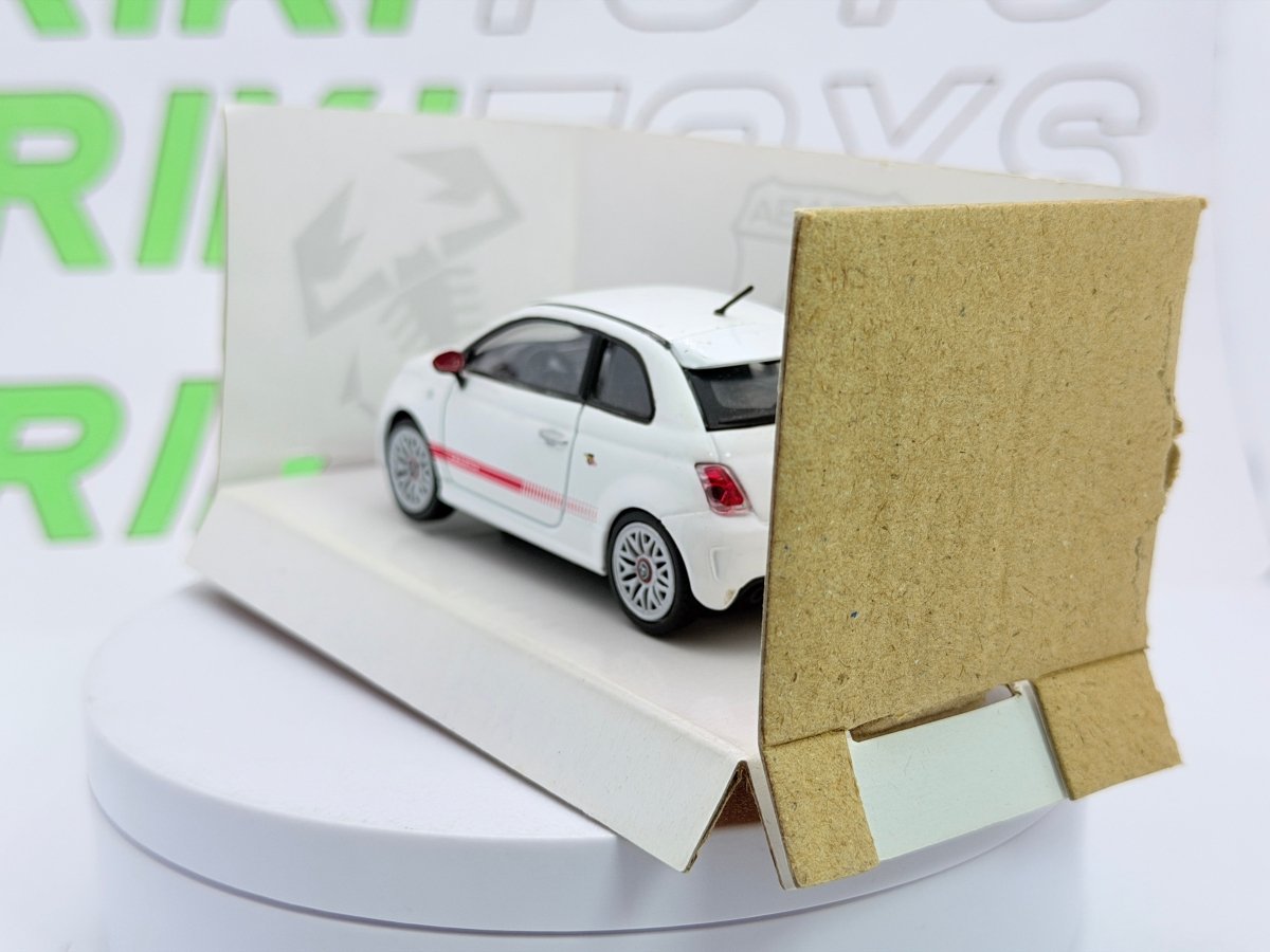 Fiat-Abarth 500 Motorams 1/43 Bianco - RikiToys - Motorams