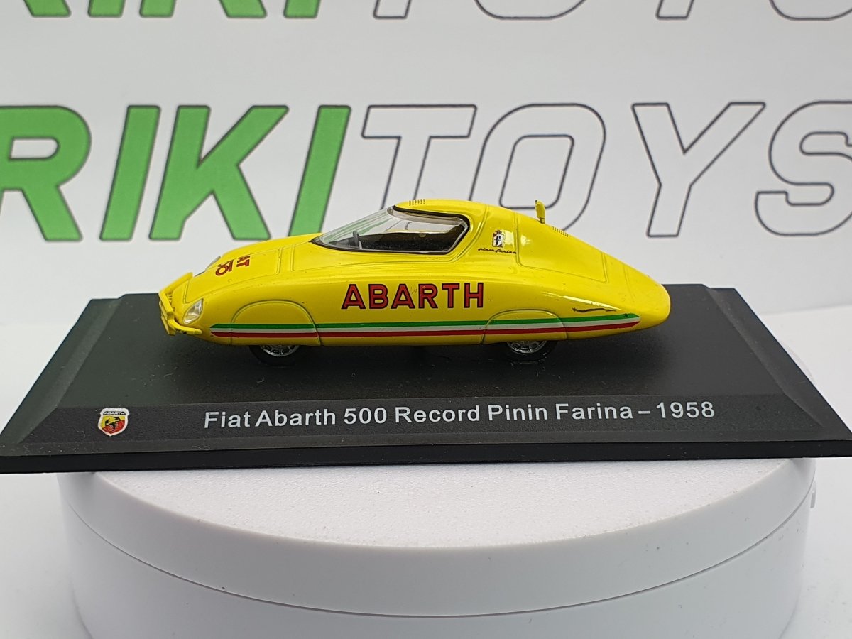 Fiat Abarth 500 Record MetroMo 1/43 Giallo 1958 - RikiToys - MetroMo#