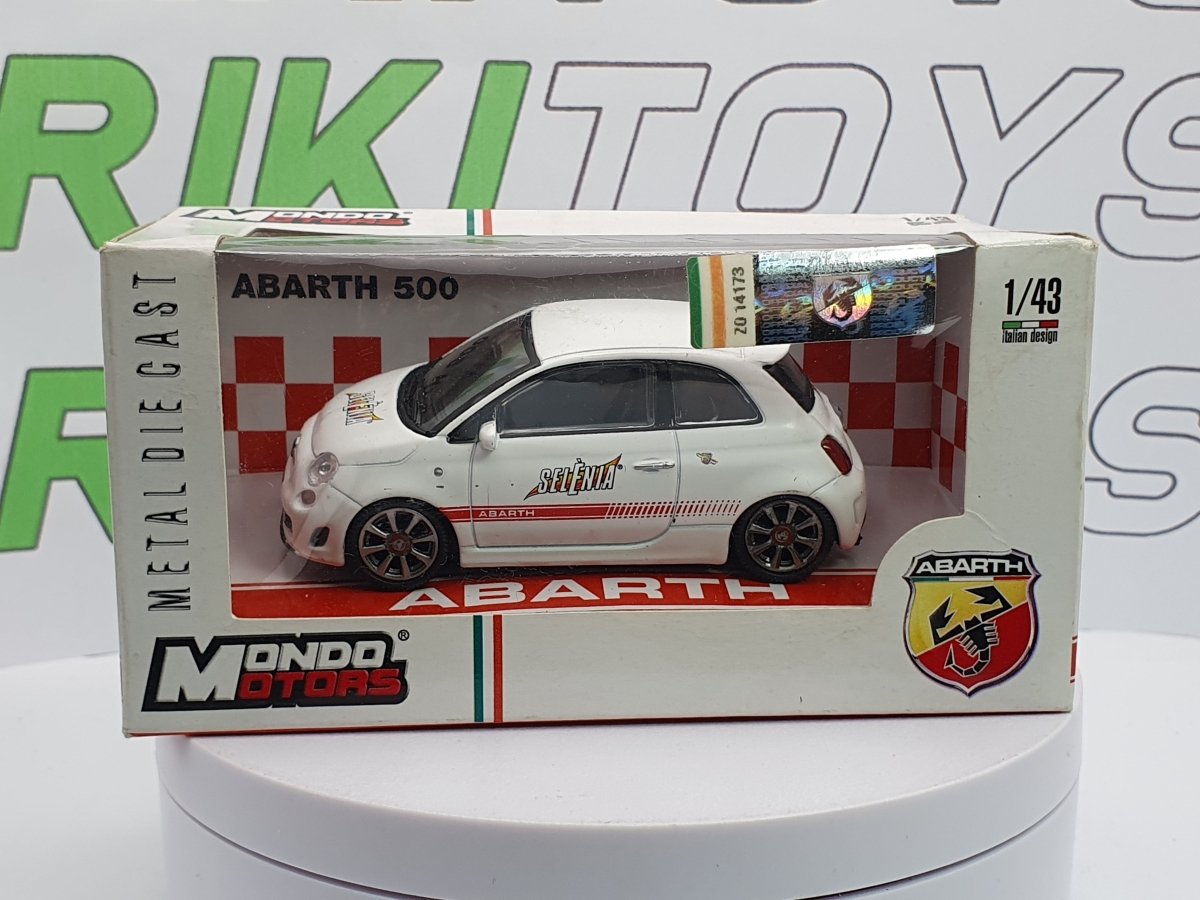 Fiat Abarth 500 "Selenia" MondoMotors 1/43 - RikiToys - MondoMotors#