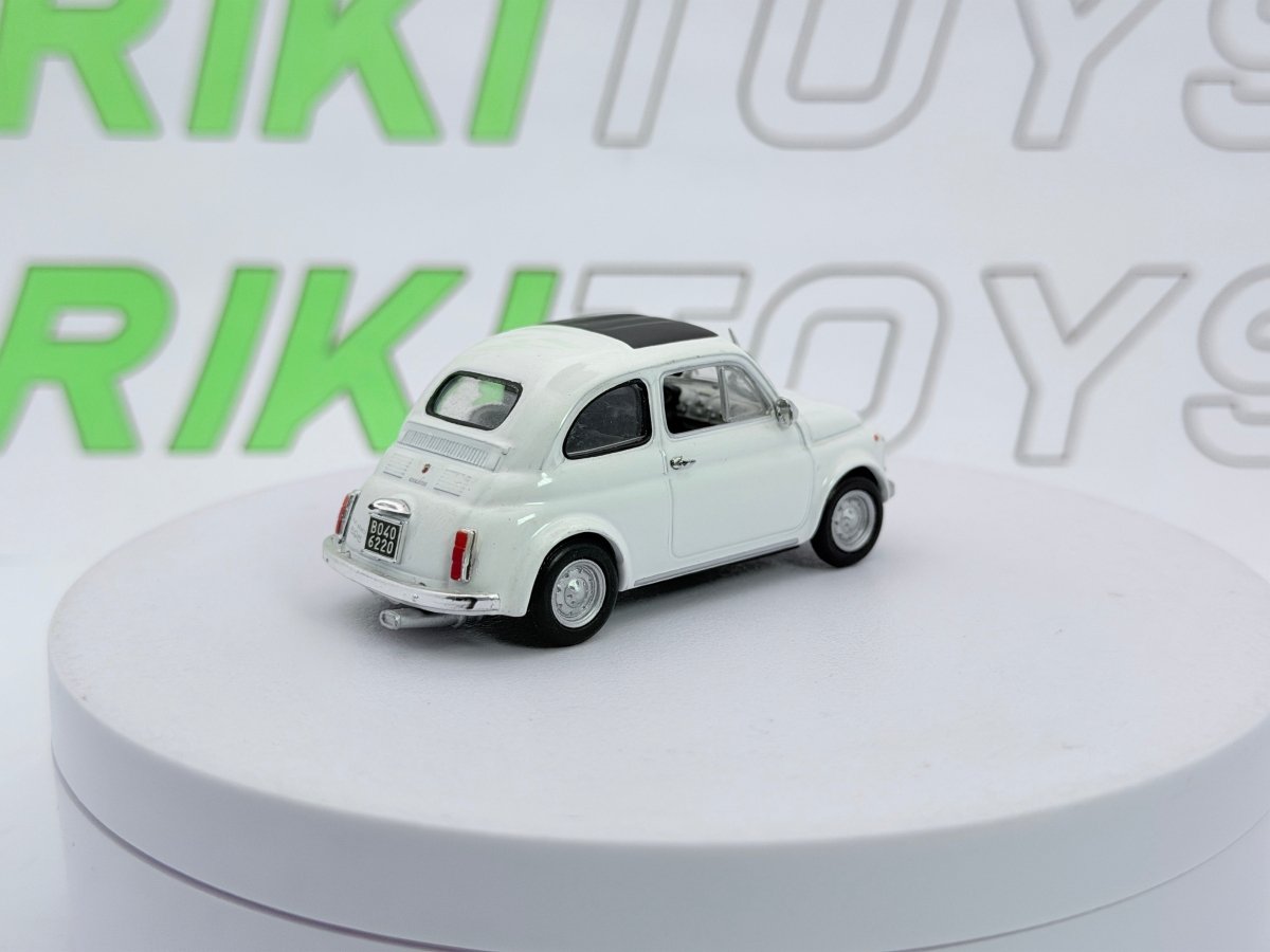 Fiat- Abarth 595 Universal Hobbies 1/43 Bianco 1965 - RikiToys - Universal Hobbies