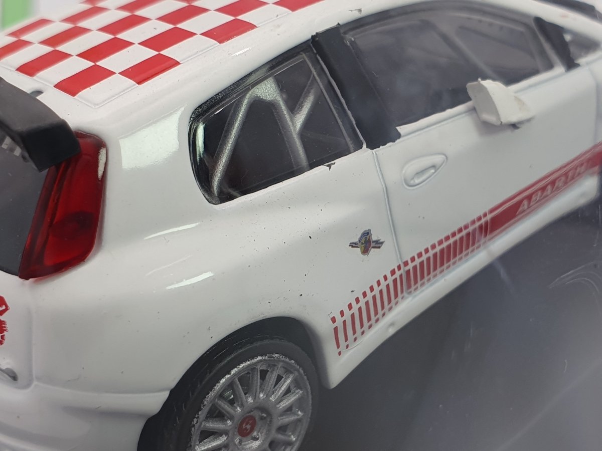 Fiat Abarth Grande Punto Motorama 1/43 Bianco 2007 - RikiToys - Motorama