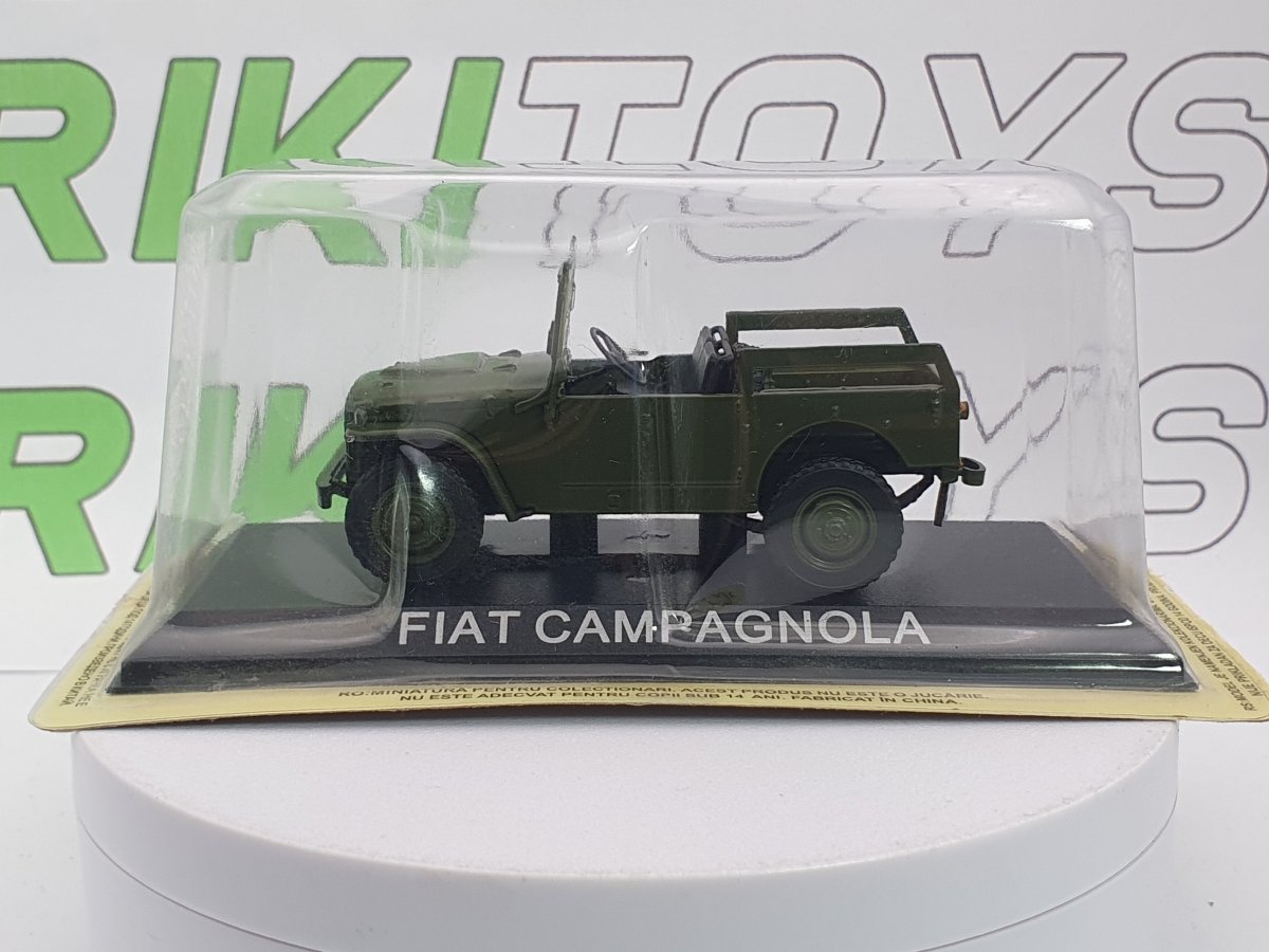 Fiat Campagnola Edicola 1/43 Verde - RikiToys - Edicola