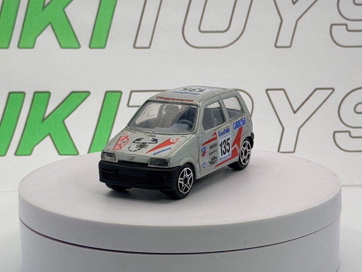 Fiat Cinquecento Burago 1/43 Argento - RikiToys - Burago