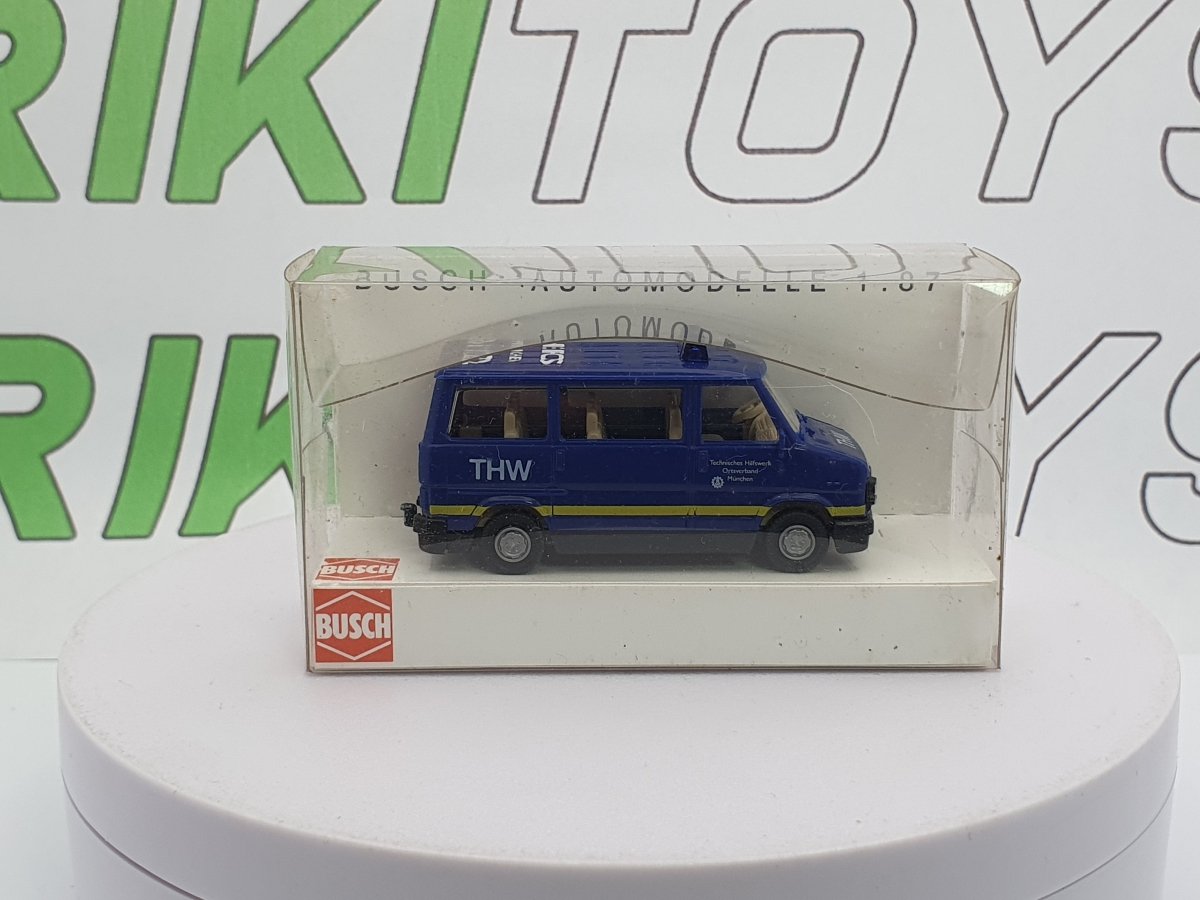 Fiat Ducato Busch 1/87 Blu - RikiToys - Busch