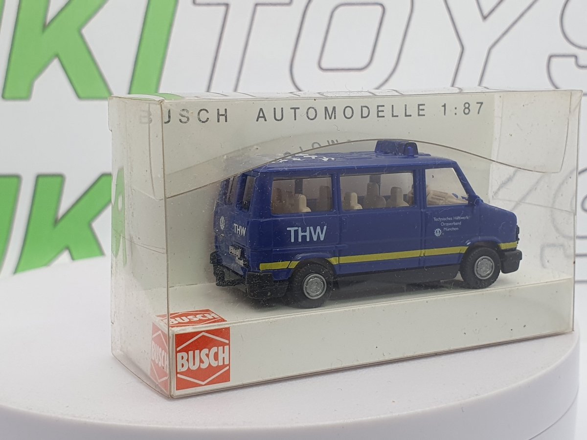 Fiat Ducato Busch 1/87 Blu - RikiToys - Busch