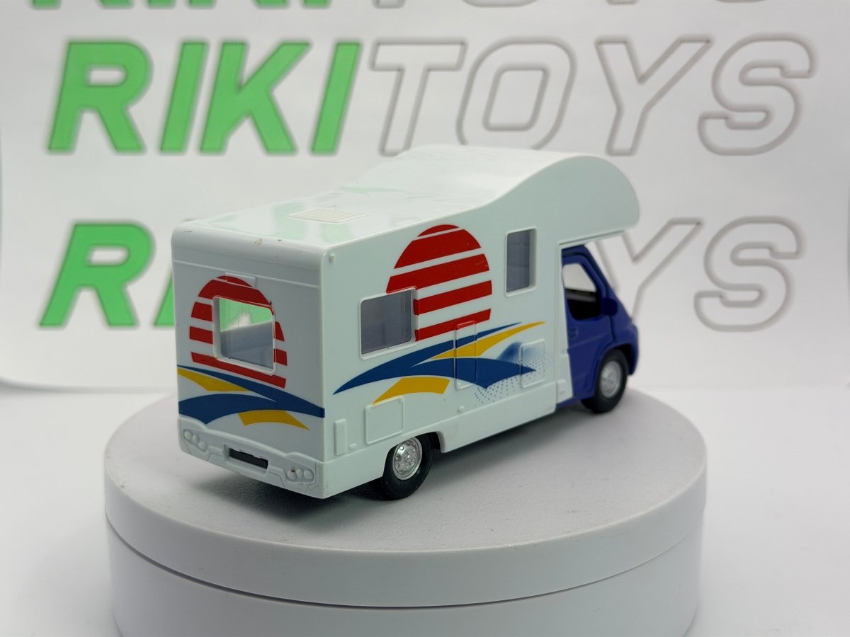 Fiat Ducato camper Welly 1/45 Blu - RikiToys - Welly