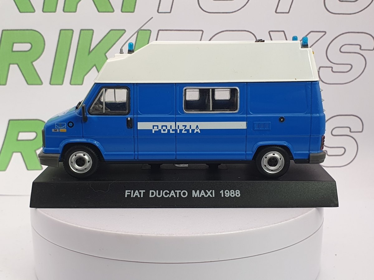 Fiat Ducato Maxi Edicola 1/43 Azzurro 1988 - RikiToys - Edicola