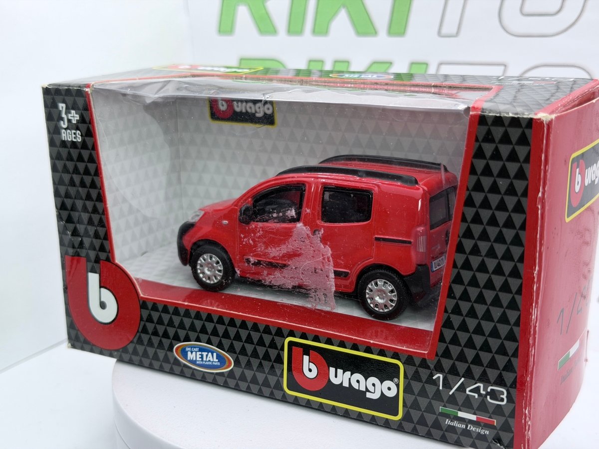 Fiat Fiorino Burago 1/43 Rosso - RikiToys - Burago