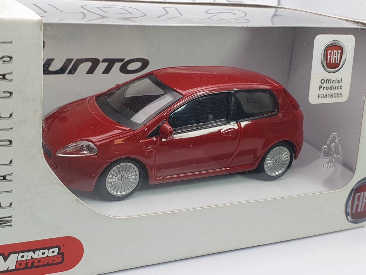 Fiat Grande Punto Mondo Motors 1/43 Rosso - RikiToys - Mondo Motors