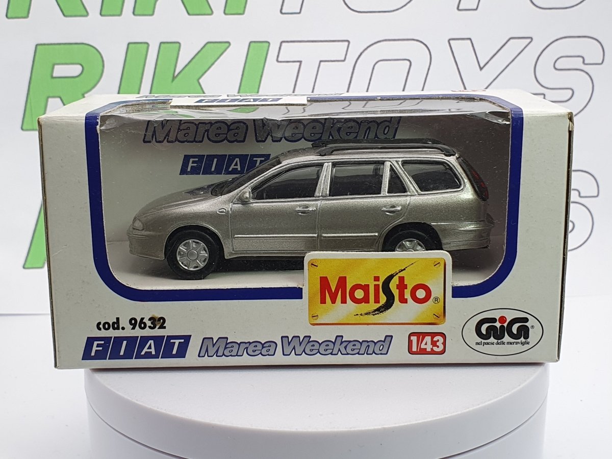 Fiat Marea Weekend Maisto 1/43 Argento 1996 - RikiToys - Maisto#