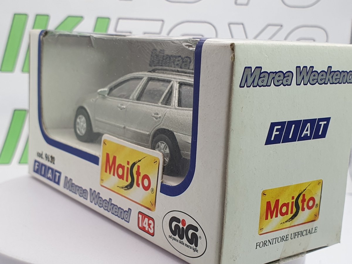 Fiat Marea Weekend Maisto 1/43 Argento 1996 - RikiToys - Maisto#