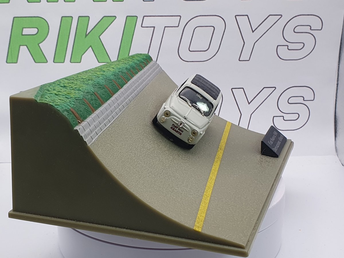 Fiat Nuova 500 Abarth Universal Hobbies 1/43 Grigio 1958 - RikiToys - Universal Hobbies
