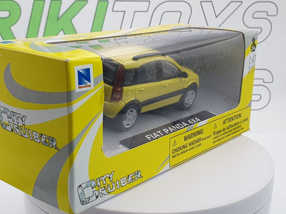 Fiat Panda 169 4X4 New Ray 1/43 Giallo 2004 - RikiToys - New Ray#
