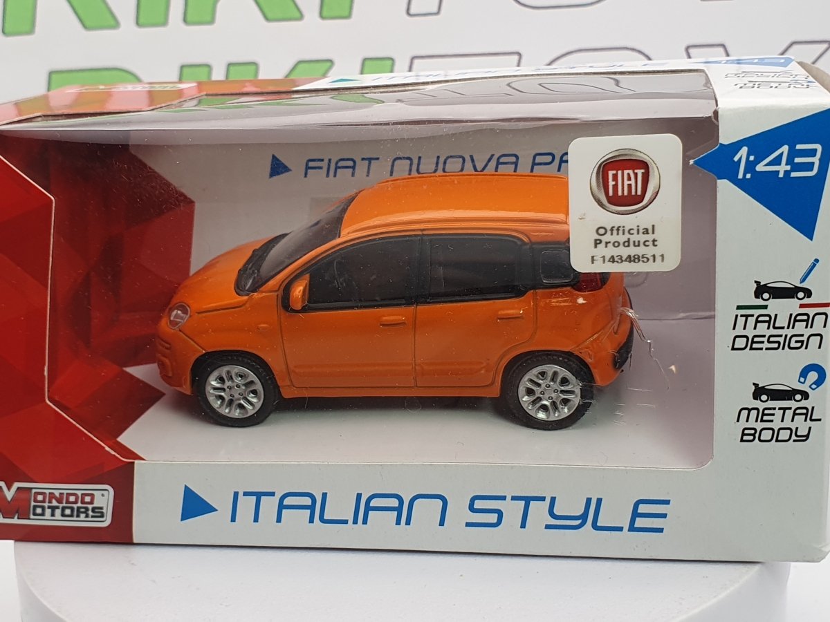 Fiat Panda 312 MondoMotors 1/43 Arancione 2012 - RikiToys - MondoMotors