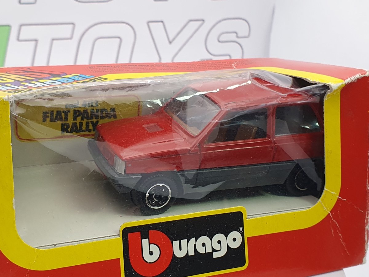 Fiat Panda Burago 1/43 Rosso 1980 - RikiToys - Burago
