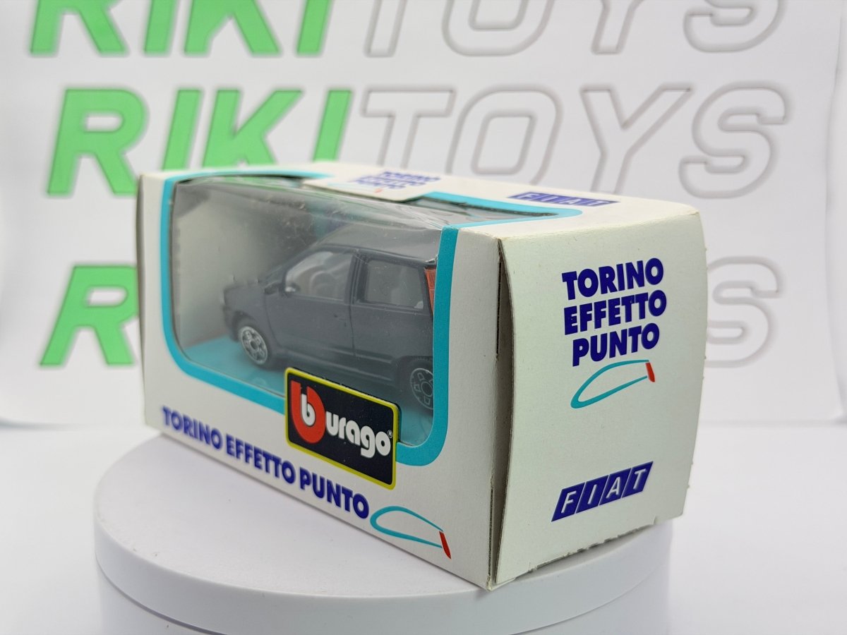 Fiat Punto MK1 Burago 1/43 Blu metallizzato 1993 - RikiToys - Burago