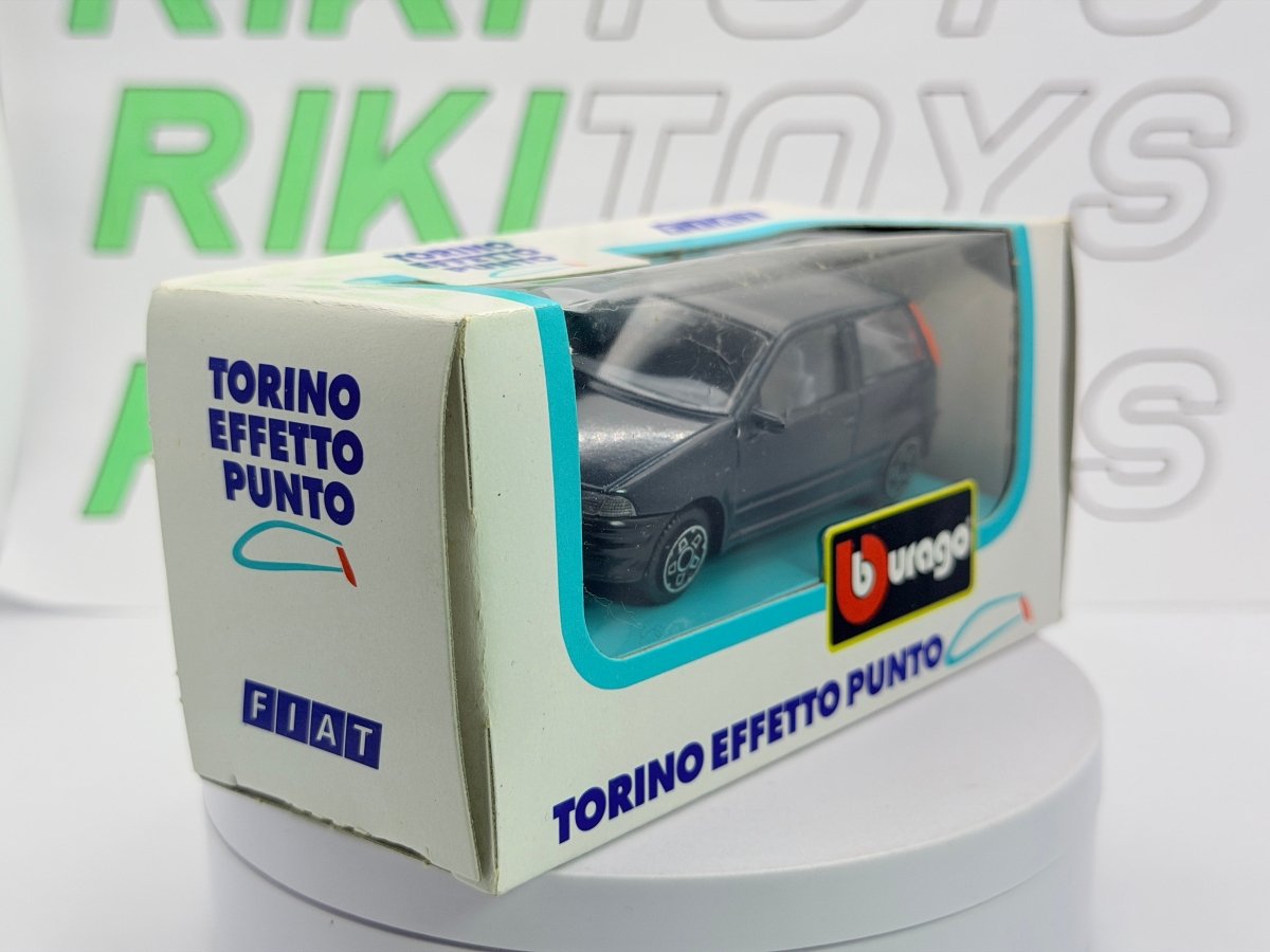 Fiat Punto MK1 Burago 1/43 Blu metallizzato 1993 - RikiToys - Burago