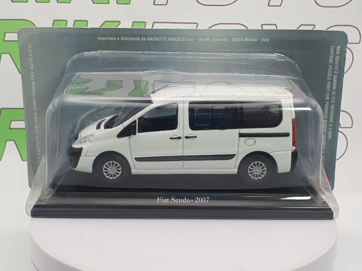 Fiat Scudo Minibus Norev 1/43 Bianco 2007 - RikiToys - Norev