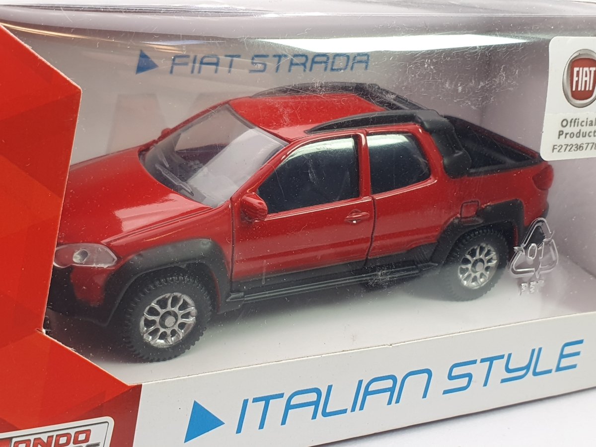 Fiat Strada MondoMotors 1/43 Rosso 2011 - RikiToys - MondoMotors
