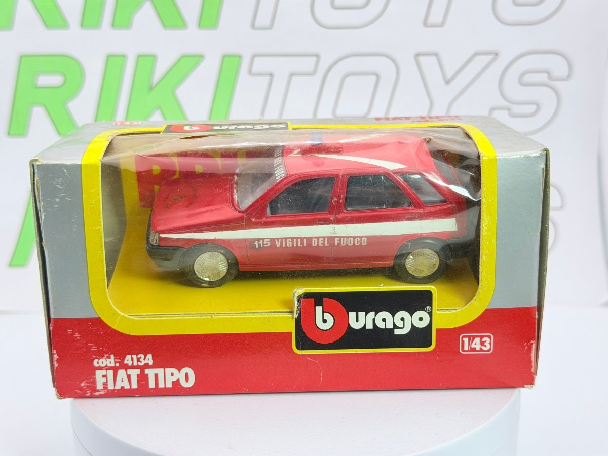 Fiat Tipo Burago 1/43 Rosso 1988 - RikiToys - Burago