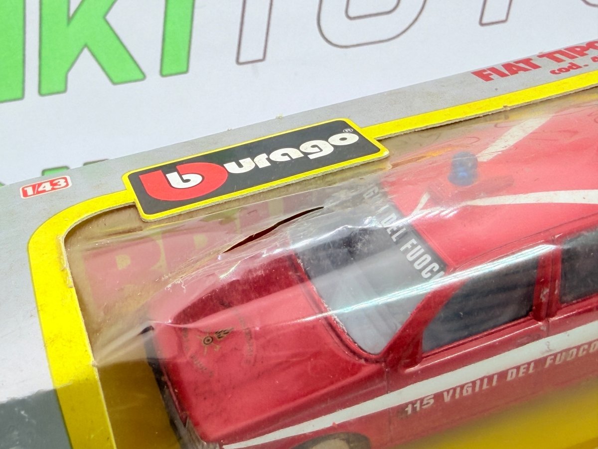 Fiat Tipo Burago 1/43 Rosso 1988 - RikiToys - Burago