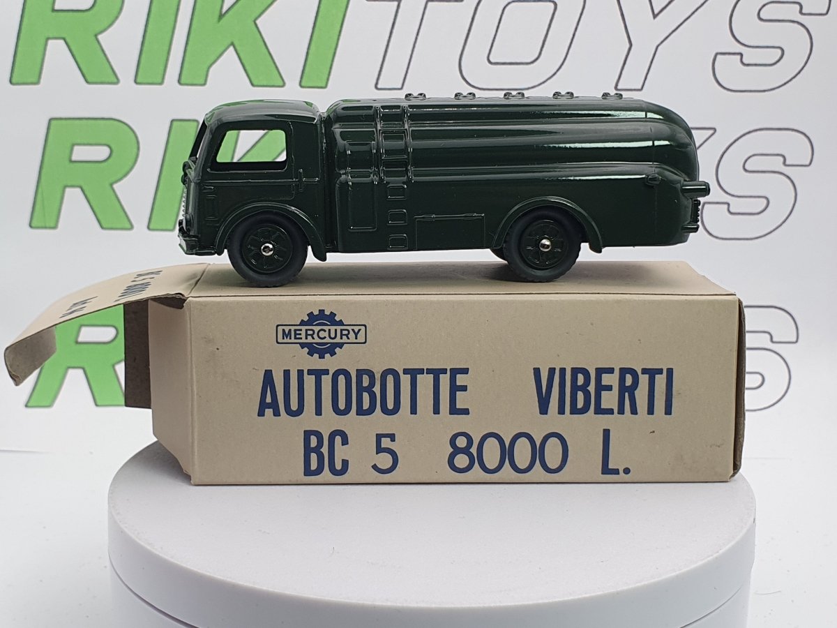 Fiat - Viberti BC5 Autobotte Mercury - Atlas 1/60 Verde 1950 - RikiToys - Mercury - Atlas