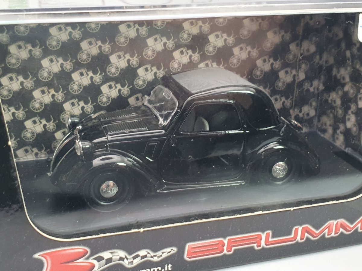 Fiat/Simca 5 Brumm 1/43 Nero 1936 - RikiToys - Brumm