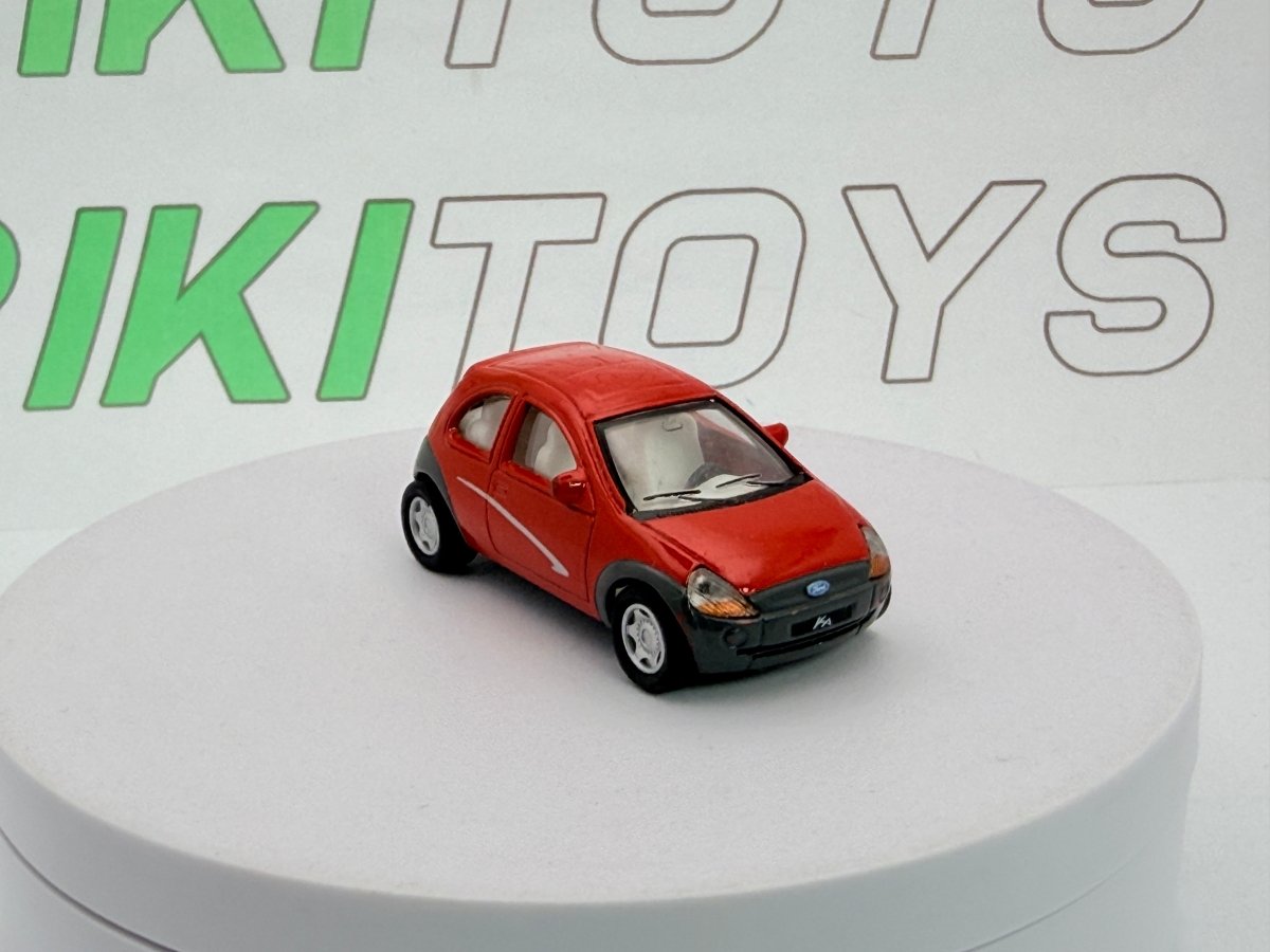 Ford KA 1a Serie Kinsmart 1/64 Rosso 1996 - RikiToys - Kinsmart