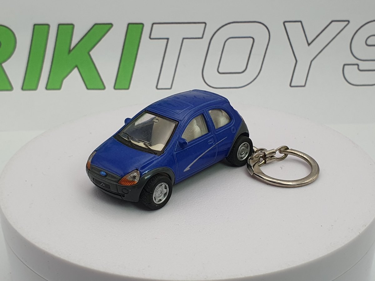 Ford Ka Kinsmart 1/64 Blu 1996 - RikiToys - Kinsmart#