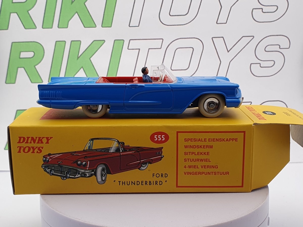 Ford Thunderbird Dinky - Atlas 1/43 Blu 1958 - RikiToys - Dinky - Atlas
