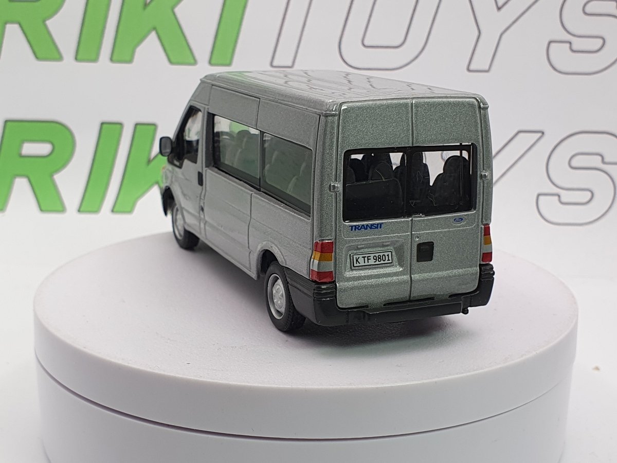 Ford Transit Bus Cararama 1/43 Argento 2000 - RikiToys - Cararama